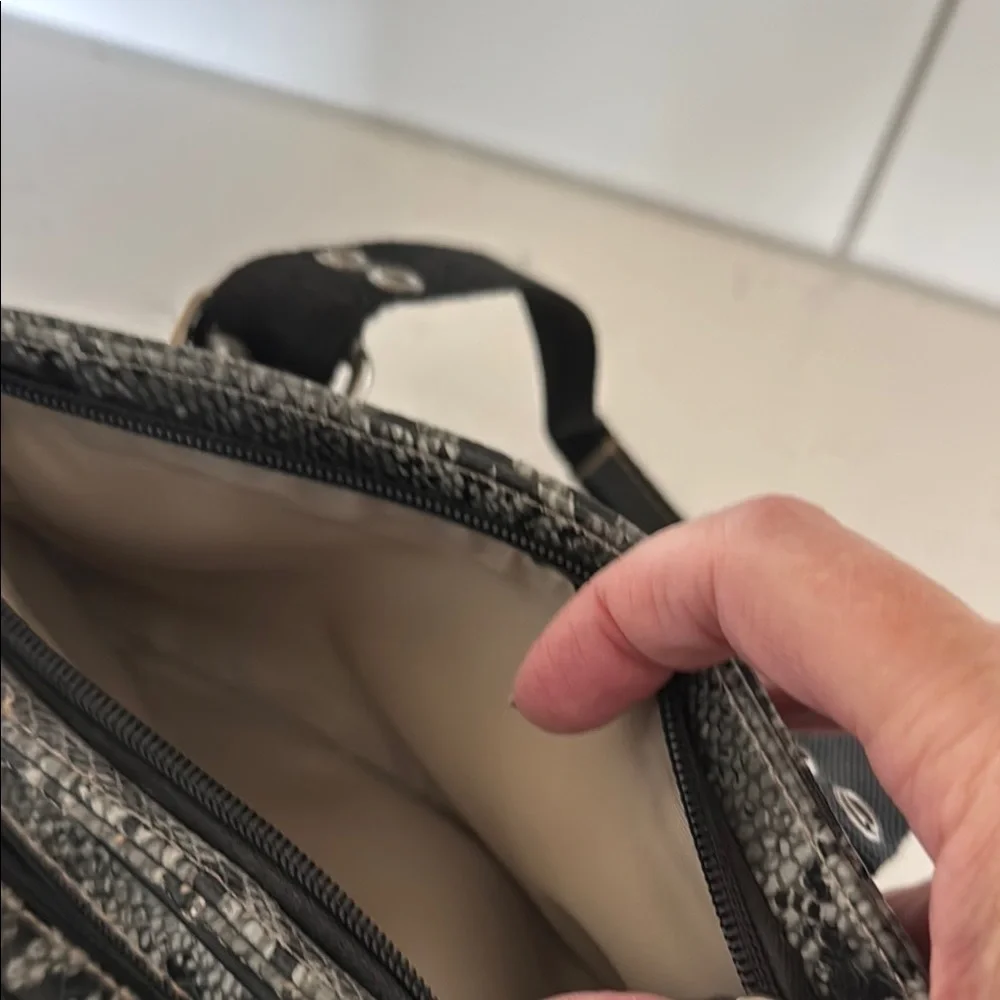 Nine West Stylish Black and Gray Women's small Handbag